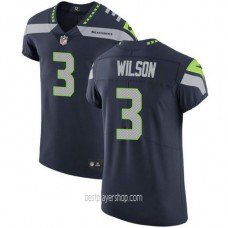 Russell Wilson Seattle Seahawks Mens Elite Team Color Vapor Navy Jersey Bestplayer